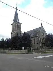 The church in Magny-la-Ville