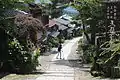 Main street of Magome-juku in summer