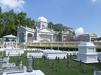 Makam Diraja Mahmoodiah at Bukit Mahmoodiah in Jalan Mahmoodiah, Johor Bahru, Johor, Malaysia