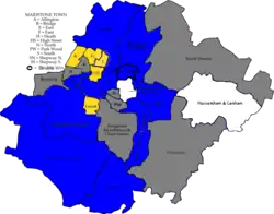 2011 results map