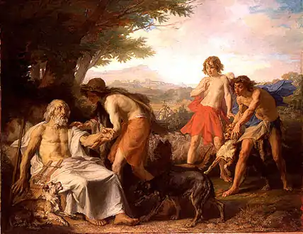 Homer on the Island of  Skyros