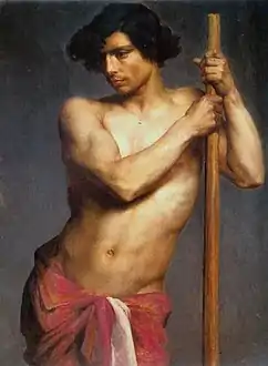 Half-nude Study of a Young Man