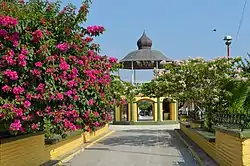 Main plaza and kiosk