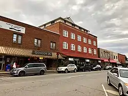 Buildings on Main Street in Downtown Franklin