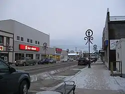 The Main Street of Flin Flon