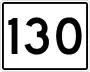 State Route 130 marker