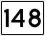 State Route 148 marker