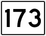 State Route 173 marker