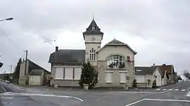 The town hall in Berméricourt