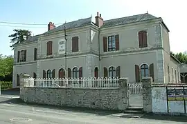 The town hall in Montchevrier