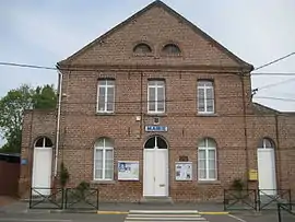 The town hall in Saint-Aybert