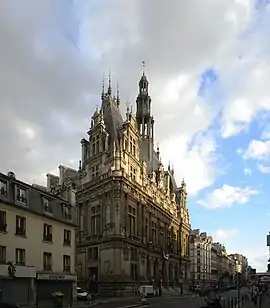 The town hall, Rue du Faubourg Saint-Martin