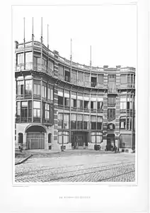 Facade of the Maison du Peuple, Brussels (1895–1899)