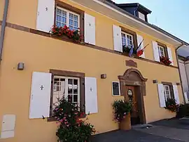 The town hall in Maisonsgoutte