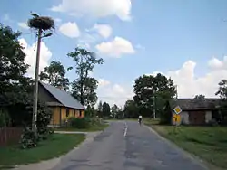 Road through the village