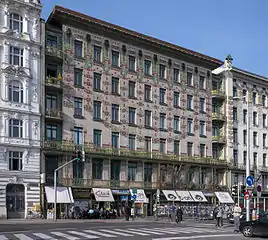 Majolica House (1898) at 40 Linke Wienzeile