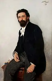 Portrait of painter Sergei Korovin (1892)