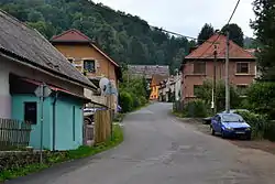 A street in Malá Veleň