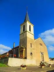 The church in Malaucourt-sur-Seille