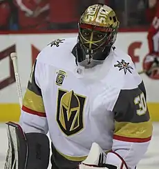 Goaltender Malcolm Subban in February 2018.