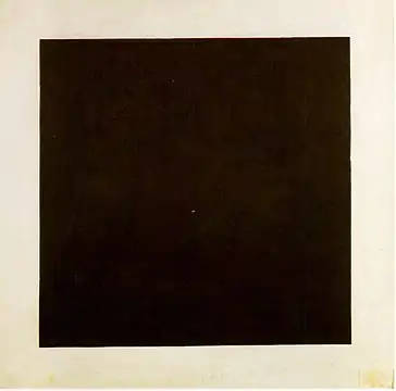 Black Square, ca. 1923, Oil on linen, State Russian Museum