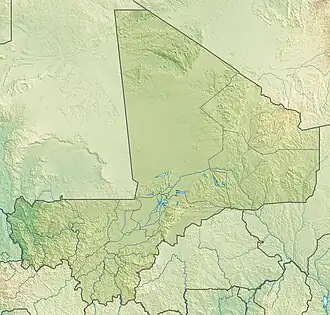 Lake Débo is located in Mali