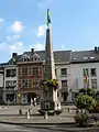 Obelisk in the centre of Malmedy.