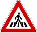 Pedestrian crossing ahead