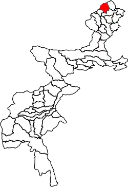 Location of Mamund Subdivision in the former Federally Administered Tribal Areas