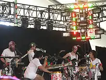 Man Man at Coachella in 2008