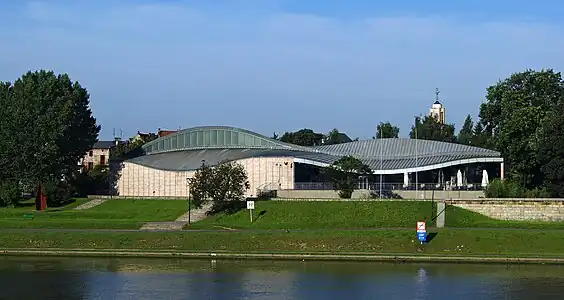 Manggha Museum of Japanese Art and Technology in Cracow, Poland, by Arata Isozaki and Krzysztof Ingarden (1994)
