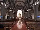 The central nave, looking towards the sanctuary