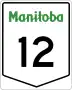 Provincial Trunk Highway 12 marker