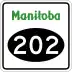 Provincial Road 202 marker