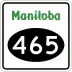 Provincial Road 465 marker