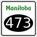 Provincial Road 473 marker