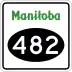 Provincial Road 482 marker