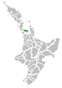 Manukau City within New Zealand