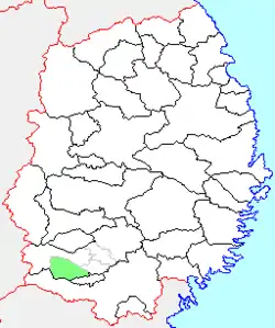 Location of Mizusawa in Iwate Prefecture