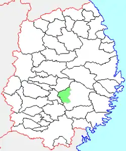 Location of Miyamori in Iwate Prefecture