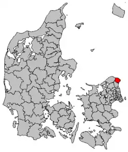 Location in Denmark