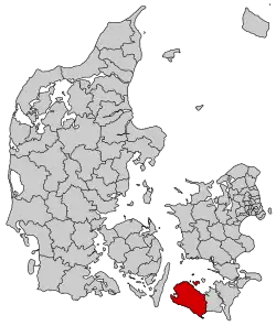 Location in Denmark