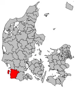 Location in Denmark