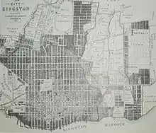 Map of Kingston in 1897