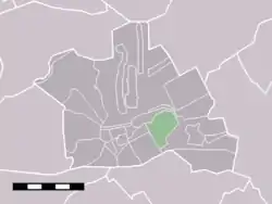 The statistical district of Breeveld in the municipality of Woerden.