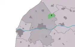 Location in the Franekeradeel municipality