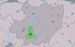 Location in Littenseradiel municipality