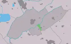 Location within the municipality of Weststellingwerf