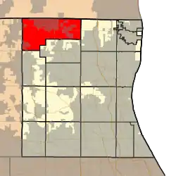 Location in Lake County