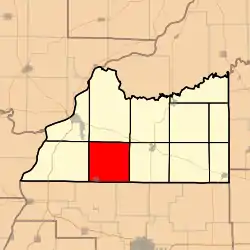 Location in Cass County